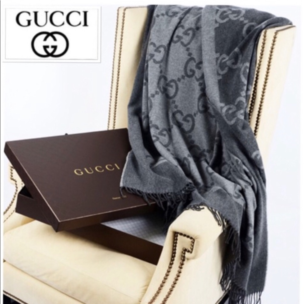 Authentic Gucci Luxury Throw Blanket